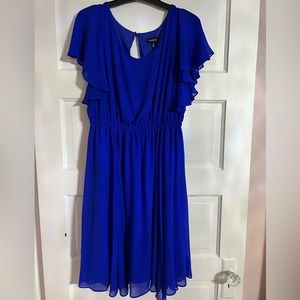 Electric blue dress